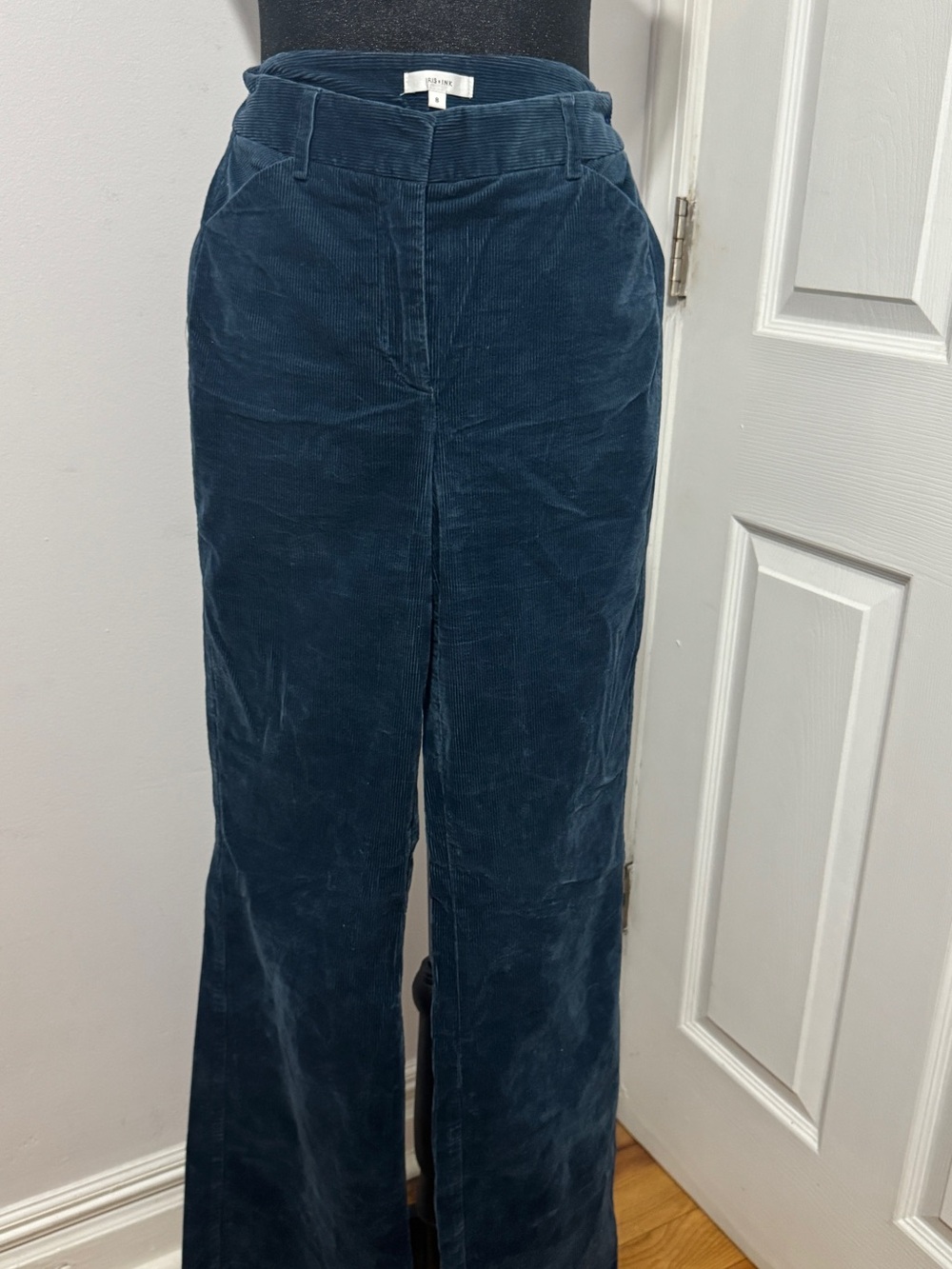 Corduroy Wide-Leg iPants - Dark Teal